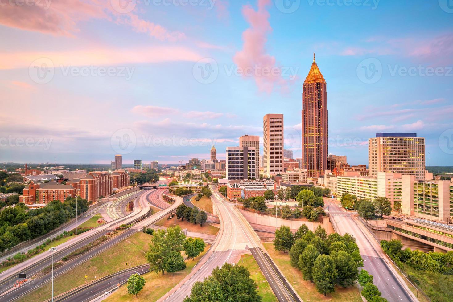 Skyline von Atlanta City foto