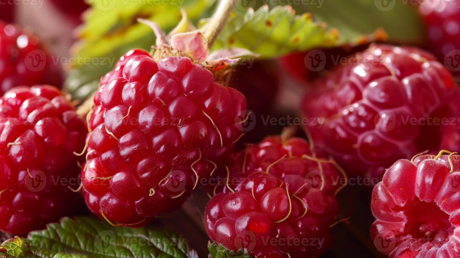 Nahansicht von reif rot Maulbeeren, frisch und saftig mit Süss organisch Beschwerde foto