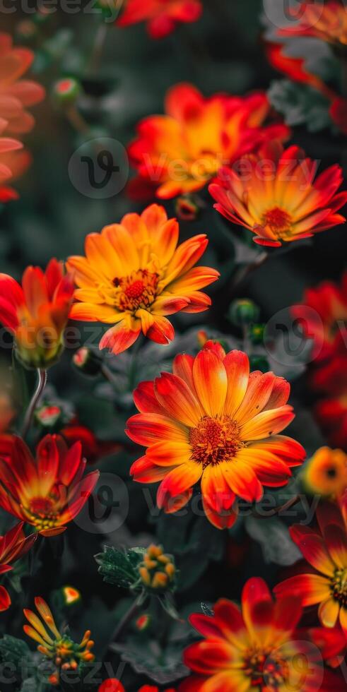 Frühling bunt Blumen im das Wiese foto