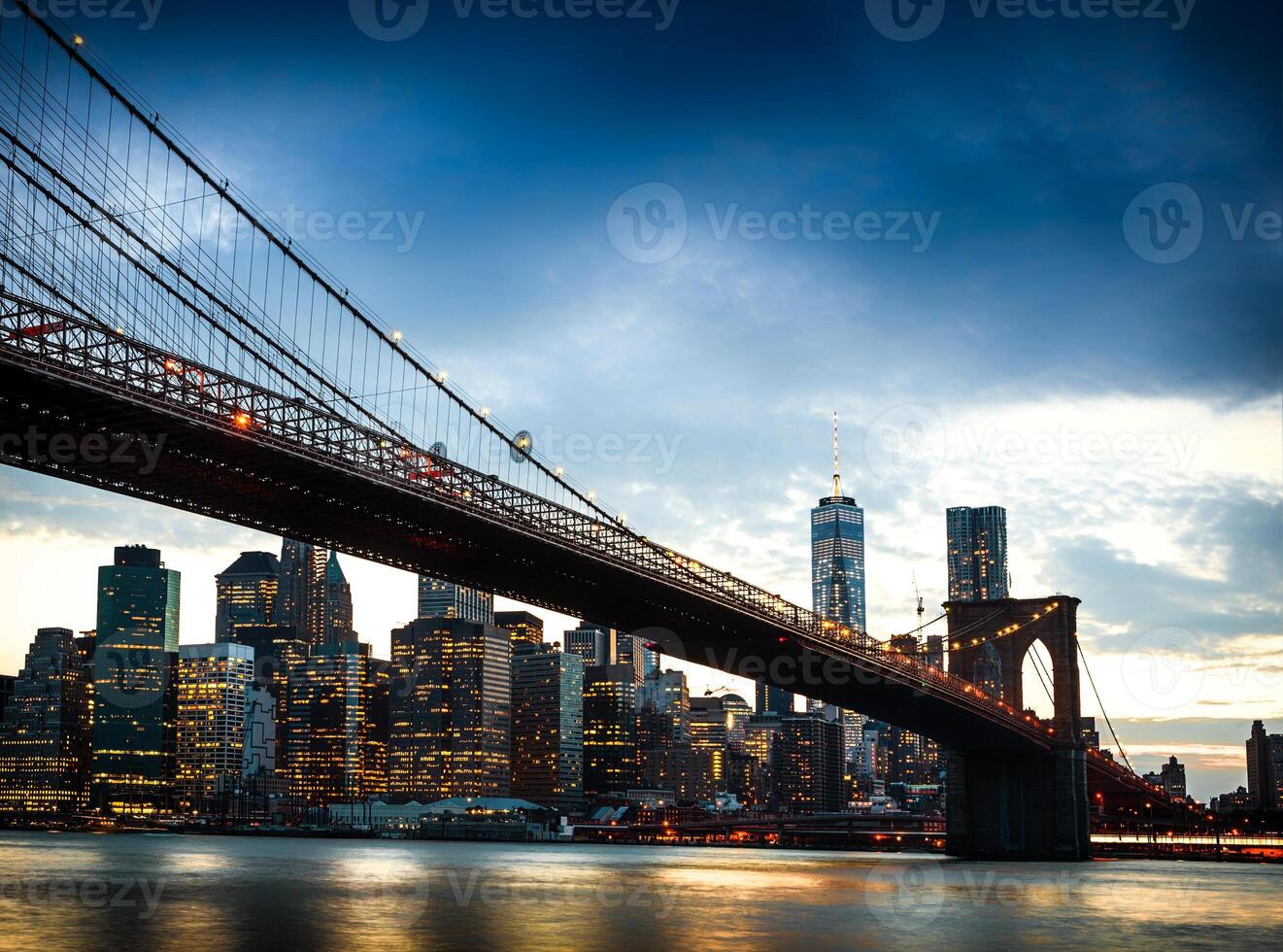 Skyline von New York City foto