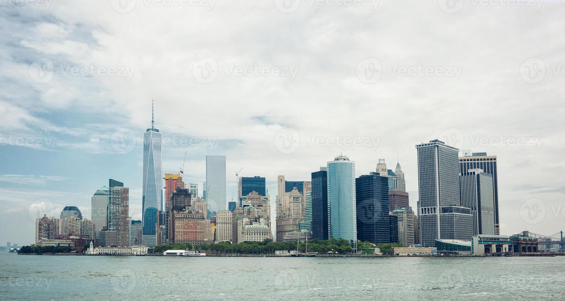 das Innenstadt Neu York Stadt Horizont foto