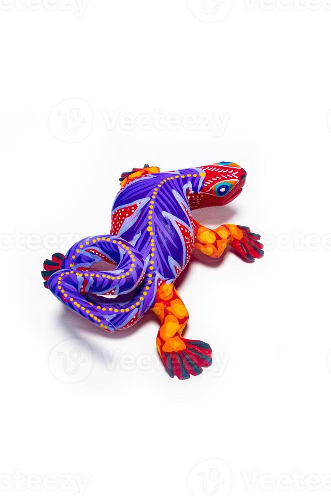 Leguan Alebrije, hattegemacht Handwerk von Oaxaca foto