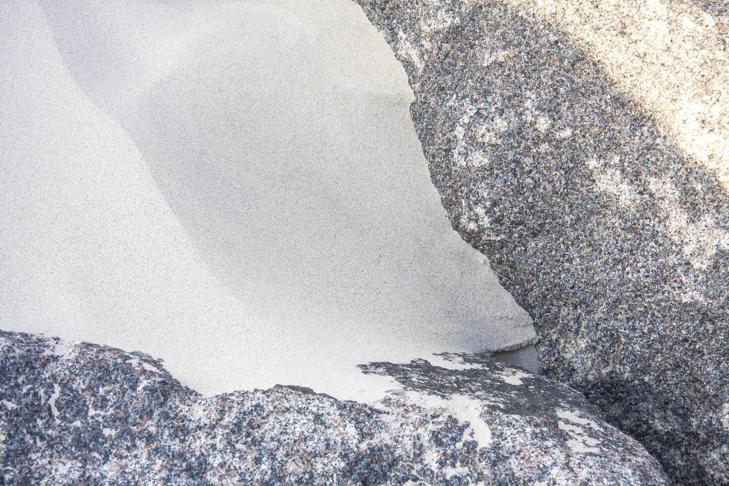 Sand und Felsen Hintergrund foto
