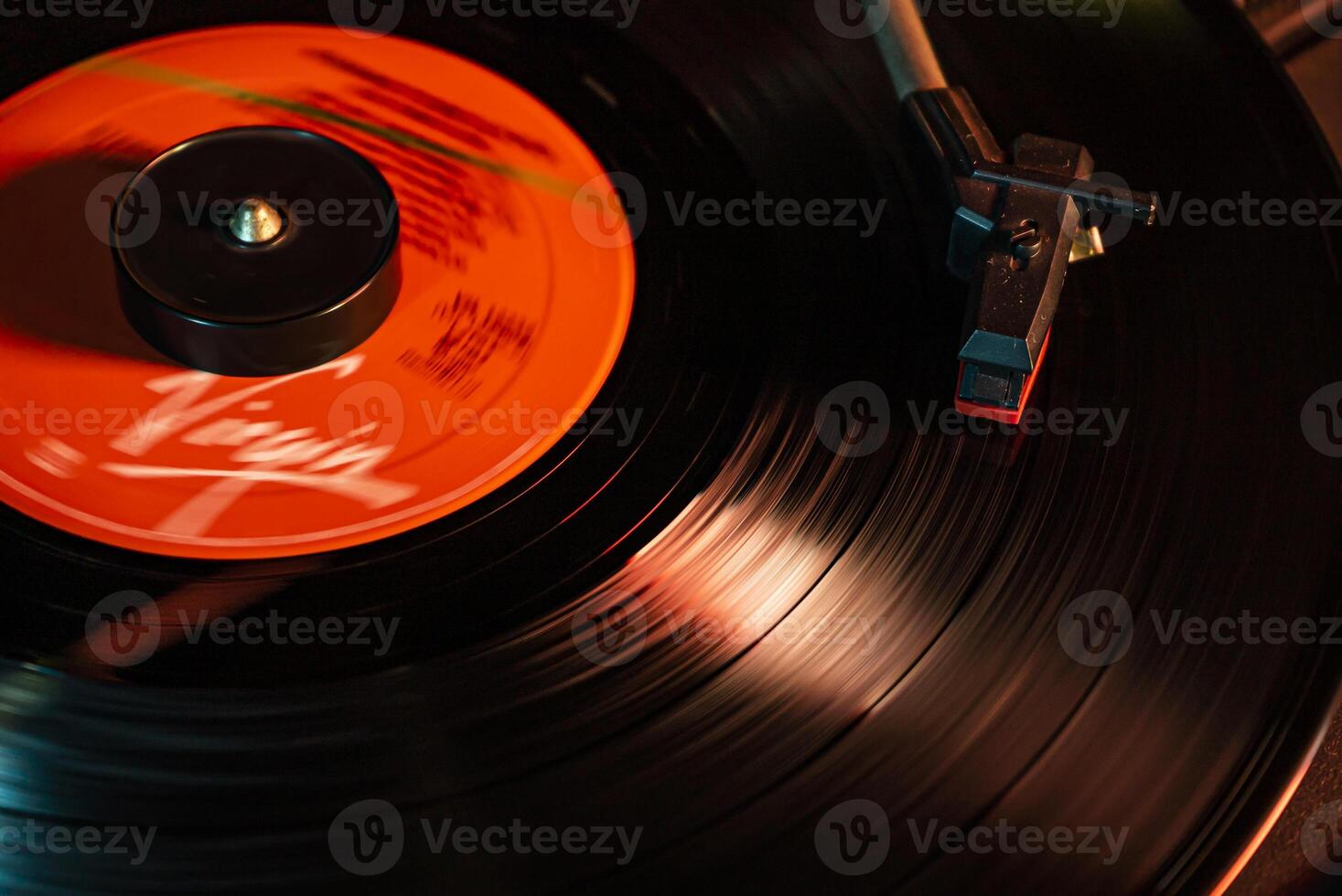 Drehscheibe mit Vinyl Aufzeichnung 15 foto