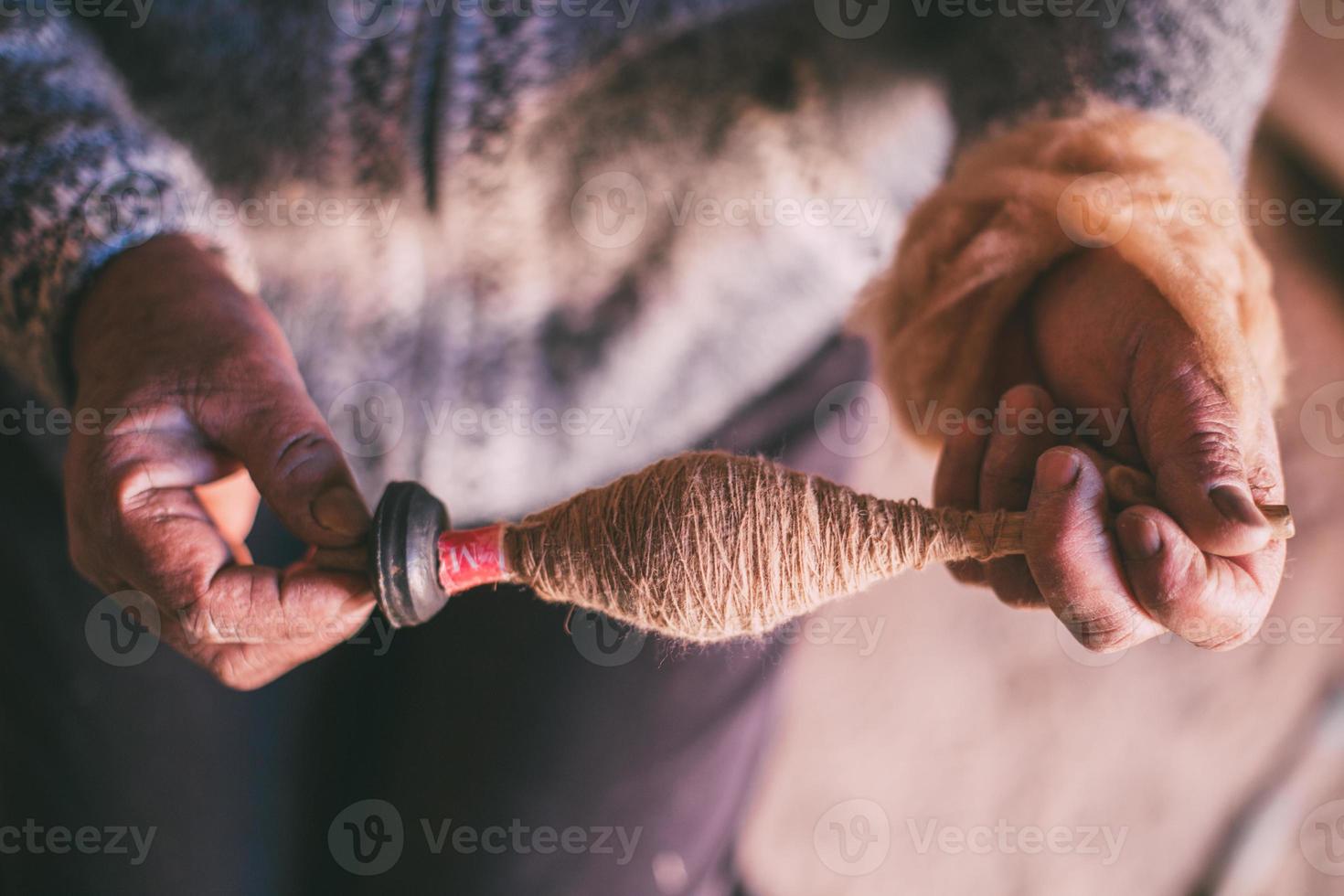 handgemachte Fasern foto