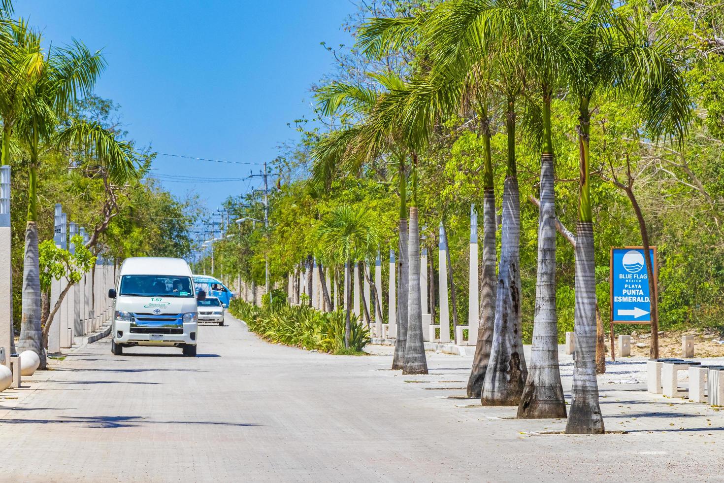 playa del carmen mexiko 28. mai 2021 eintritt zur punta esmeralda beach cenote playa del carmen mexiko. foto