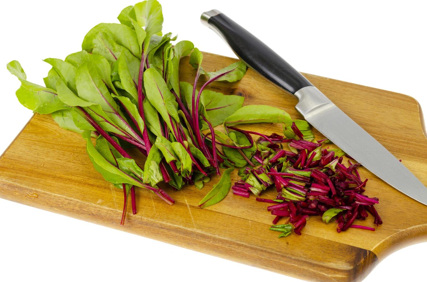 mikrogrün. Rote-Bete-Sprossen zum Kochen vegetarischer Gerichte. foto