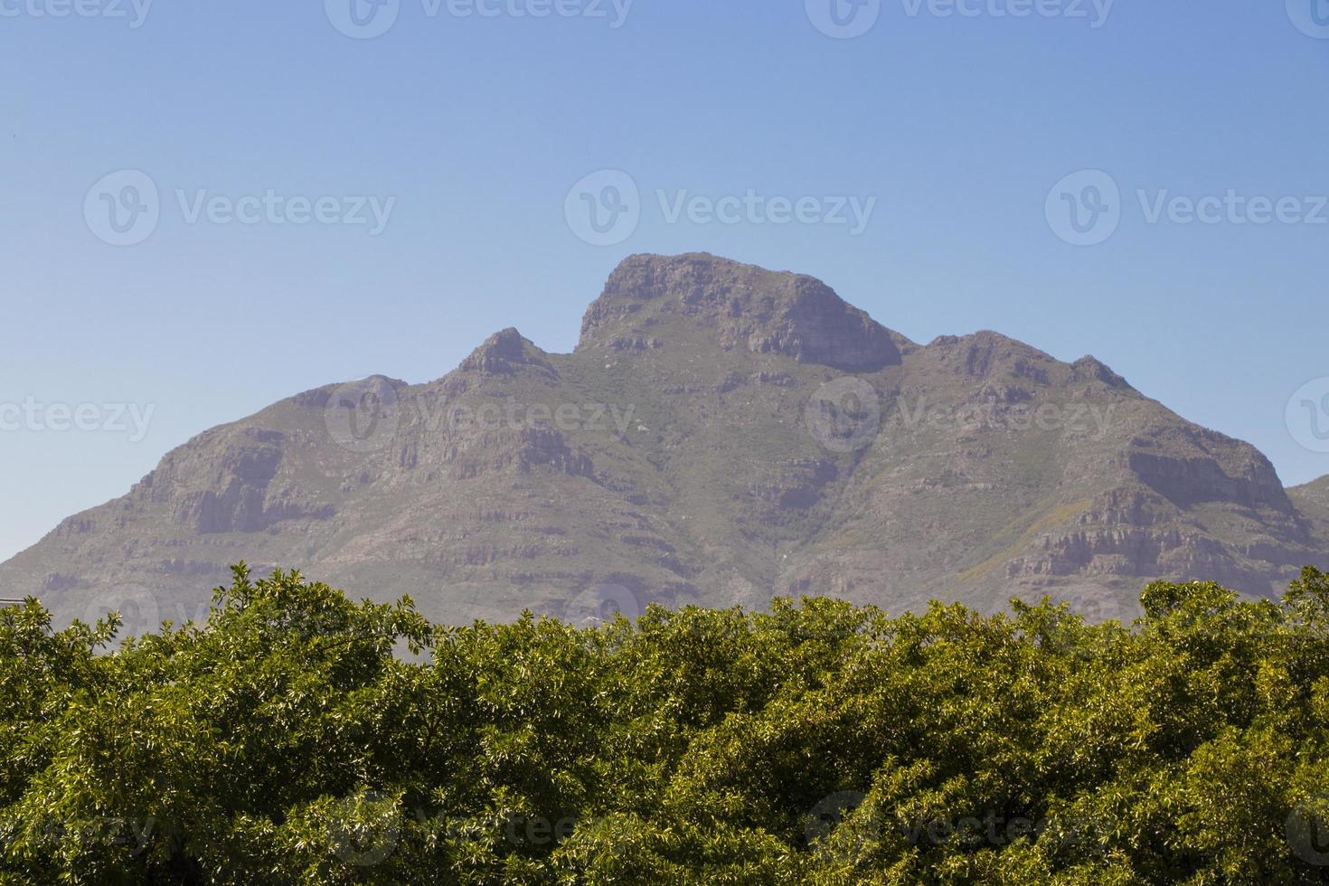 Berge, Tablemountain Nationalpark, Kapstadt, Südafrika. foto