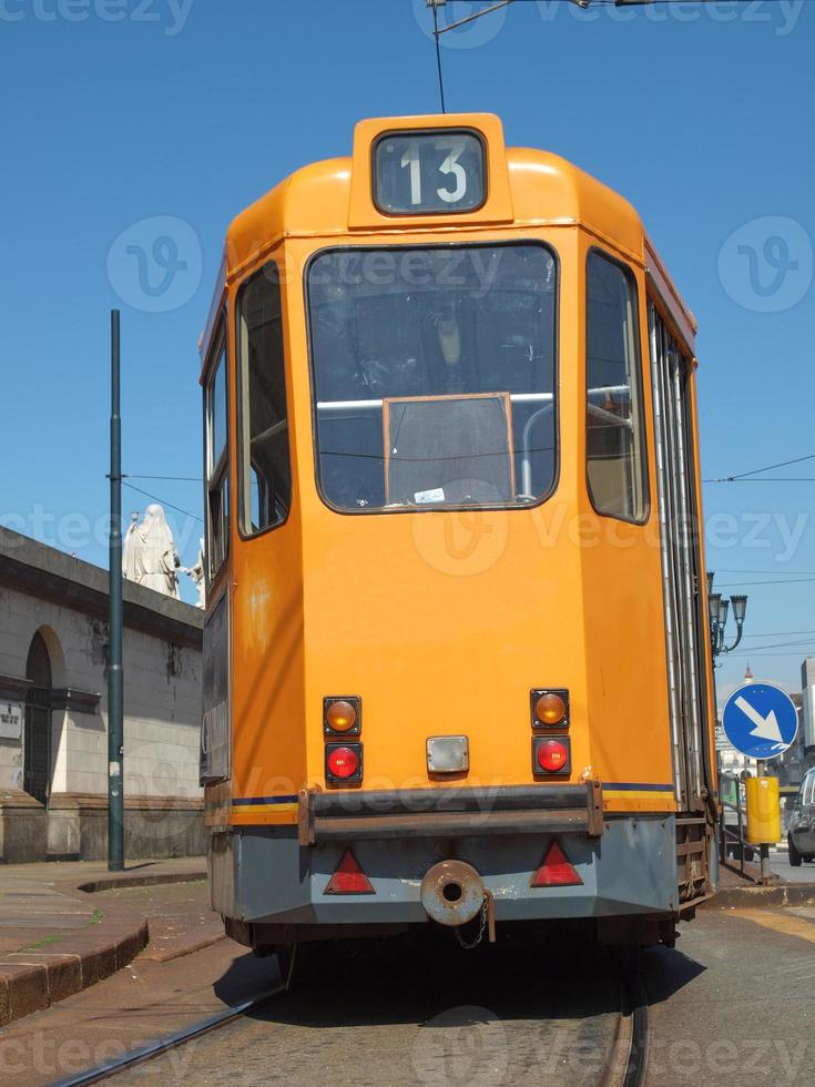 Straßenbahn in Turin foto