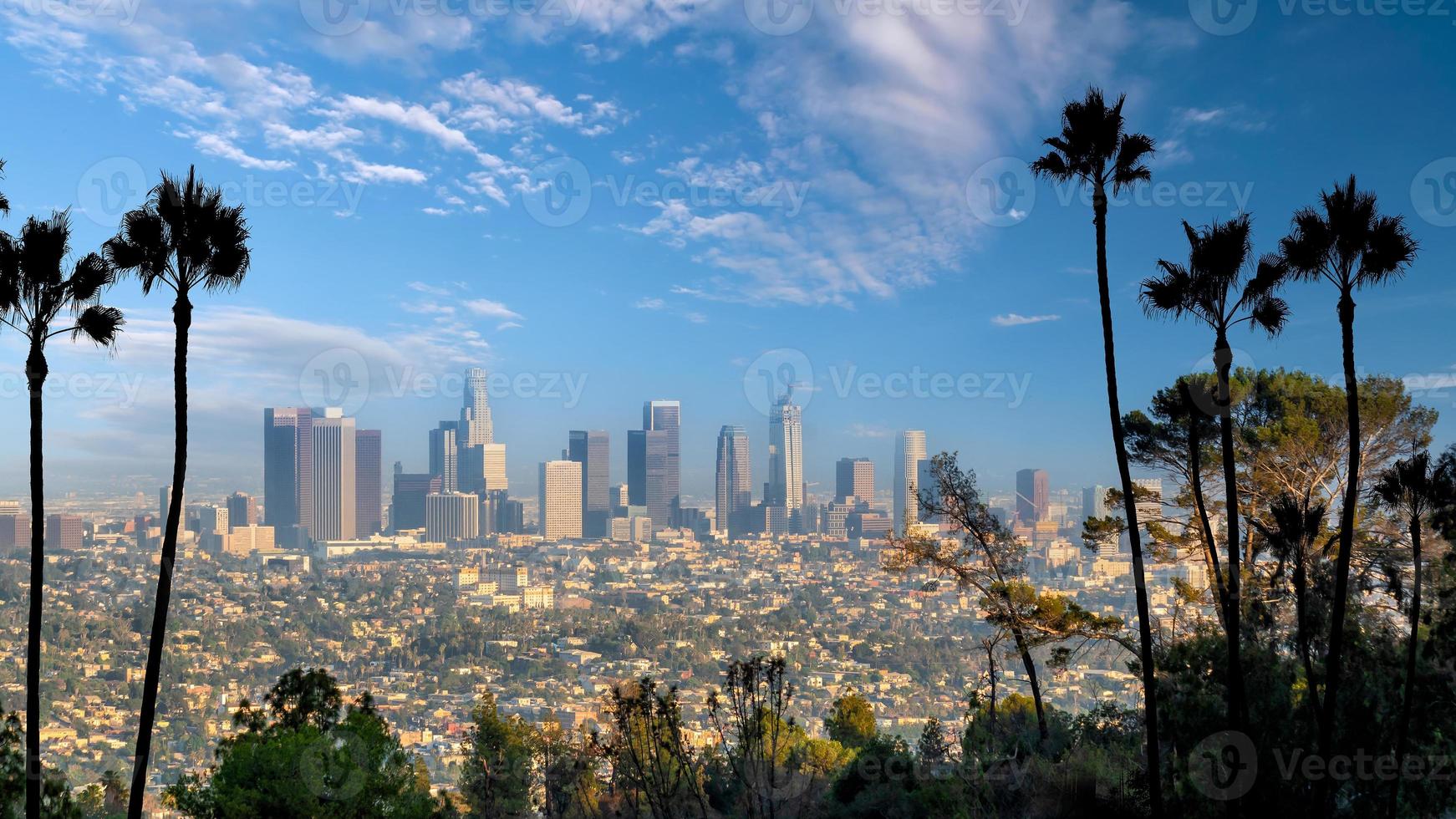 Los Angeles Downtown Skyline Stadtbild in Ca foto