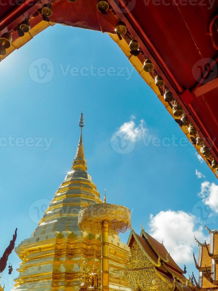 Wat Phra That Doi Suthep ist eine Touristenattraktion von Chiang Mai, thailand.asia. foto