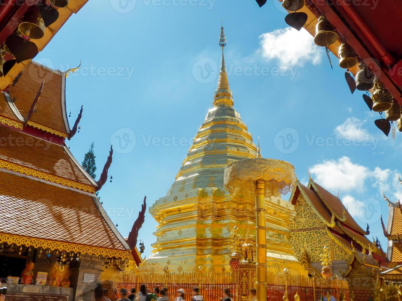 Wat Phra That Doi Suthep ist eine Touristenattraktion von Chiang Mai, thailand.asia. foto