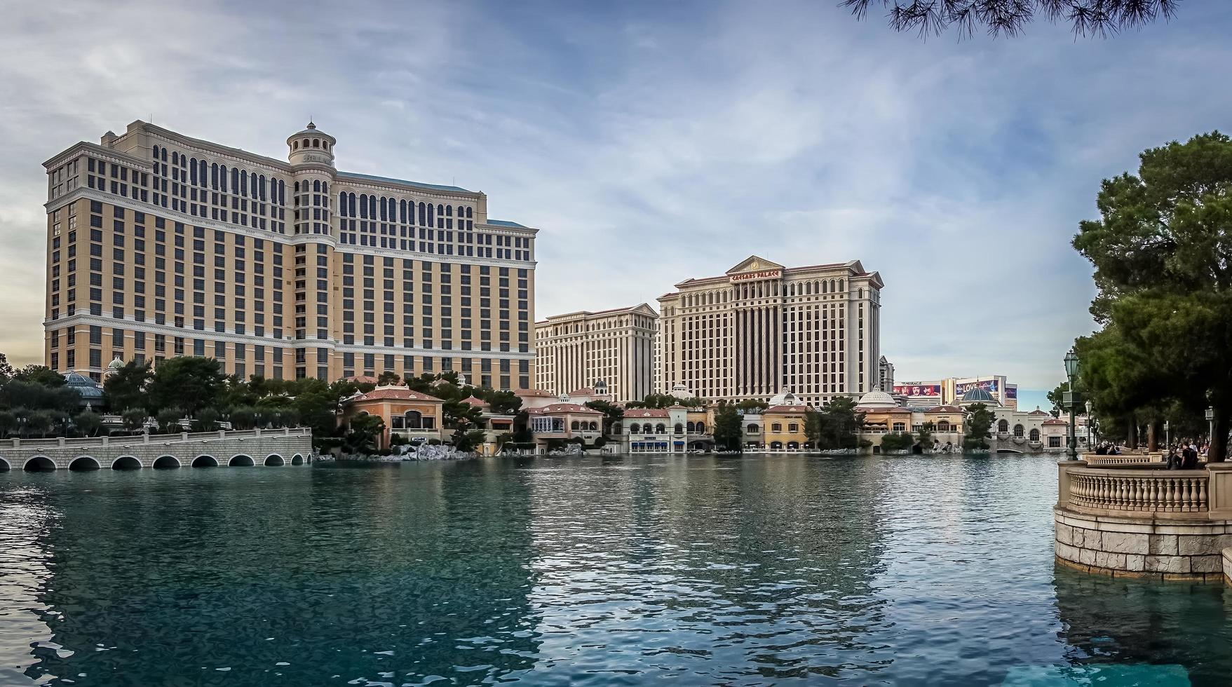 Las Vegas, Nevada-Bellagio Hotel und andere Architektur in Las Vegas, Nevada foto