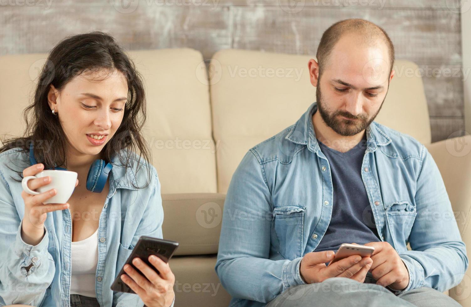 Entspannen im Wohnzimmer foto