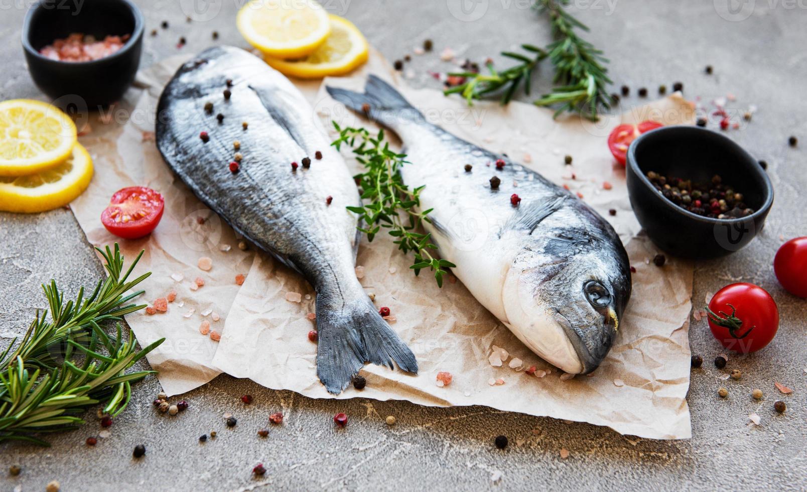 frischer Fisch Dorado foto