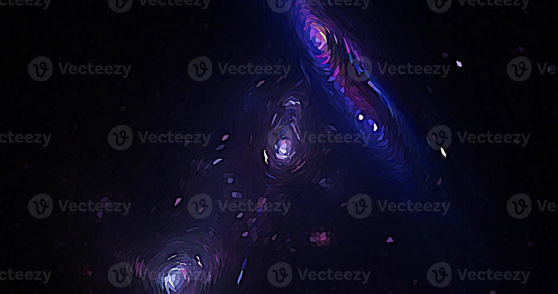 abstrakte dunkelblaue lila Mosaikfliesen Retro bunte geometrische Verlaufsformen Gradiententextur auf Galaxie. foto