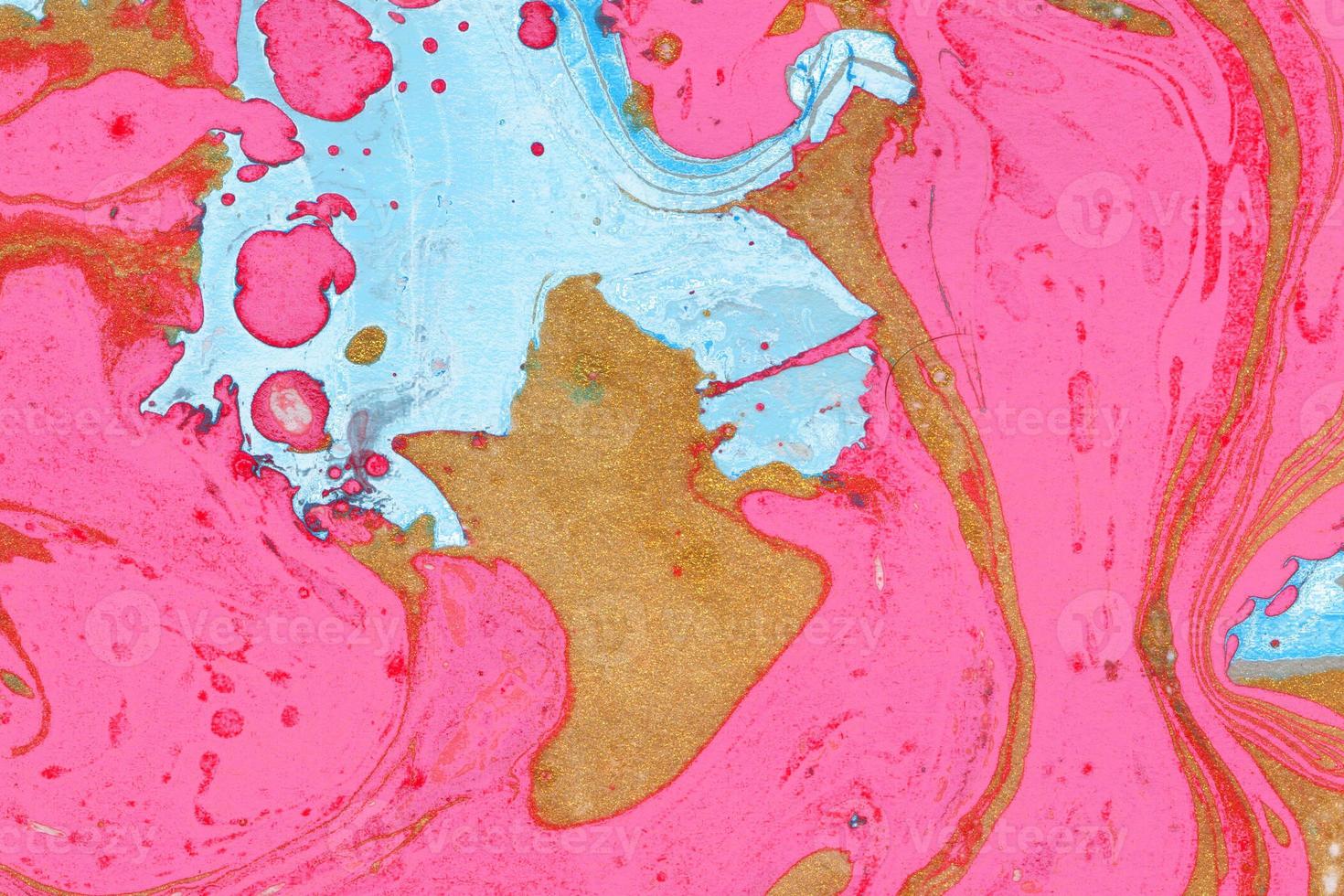 abstrakte Tinte background.winter blau und rosa Marmor Tinte Papier Texturen auf weißem Aquarell background.wallpaper für Web- und Spieldesign. foto