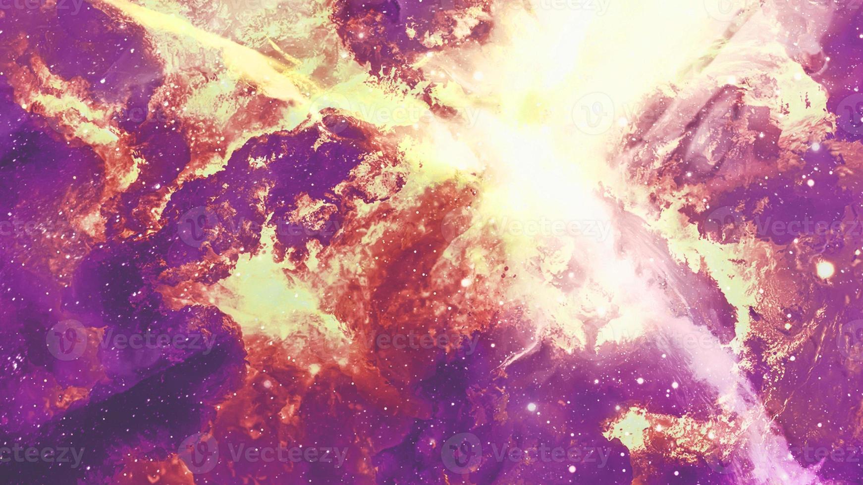 unendlich schöner Kosmos lila und weißer Hintergrund mit Nebel, Sternhaufen im Weltraum. Schönheit des endlosen Universums gefüllt mit Sternen. Kosmische Kunst, Science-Fiction-Tapete foto