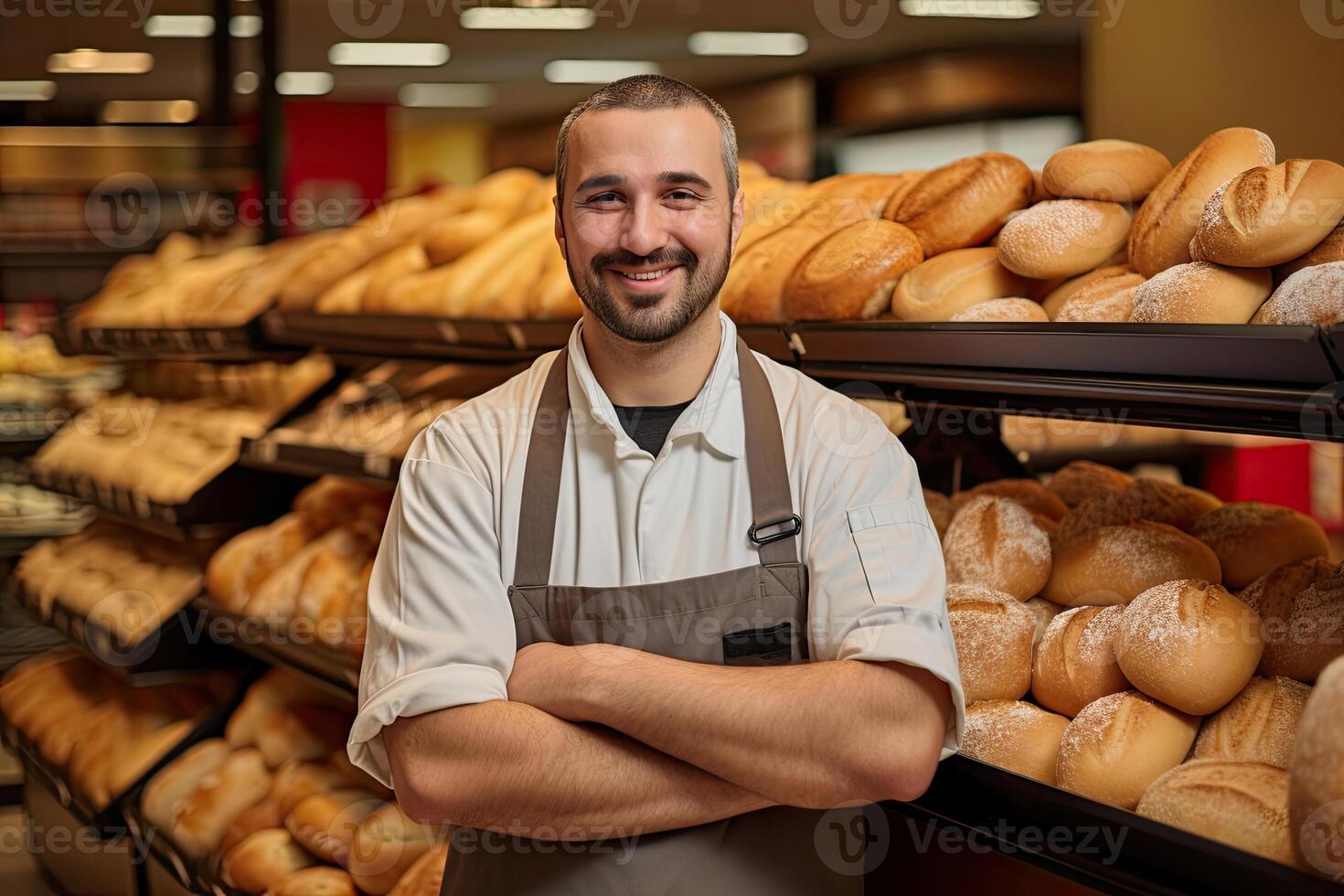 Bäcker - - Brot Produktion foto