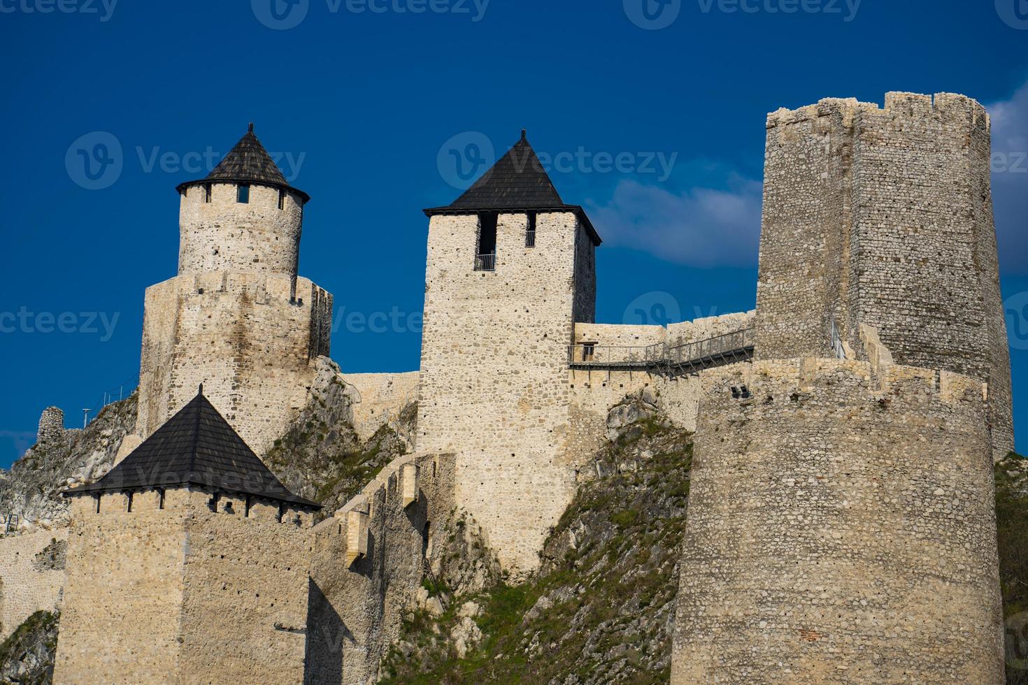 Golubac Festung in Serbien foto