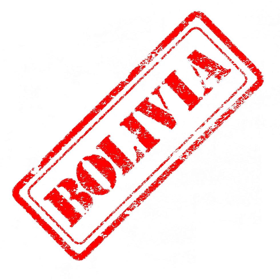 Bolivien-Stempel foto