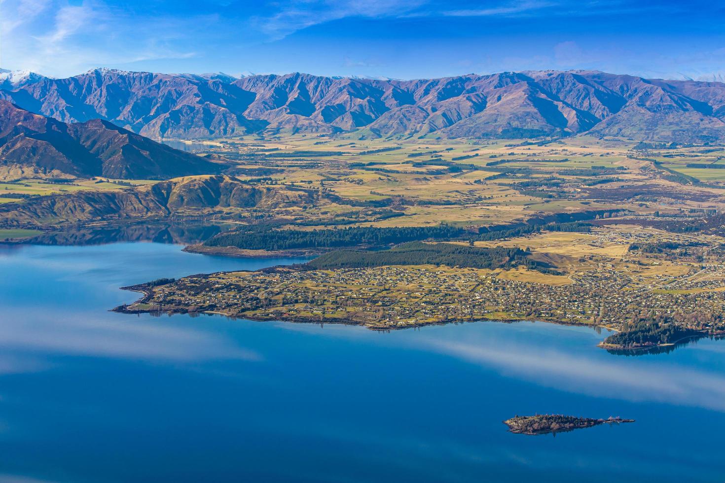 see wanaka berglandschaft südinsel neuseeland foto