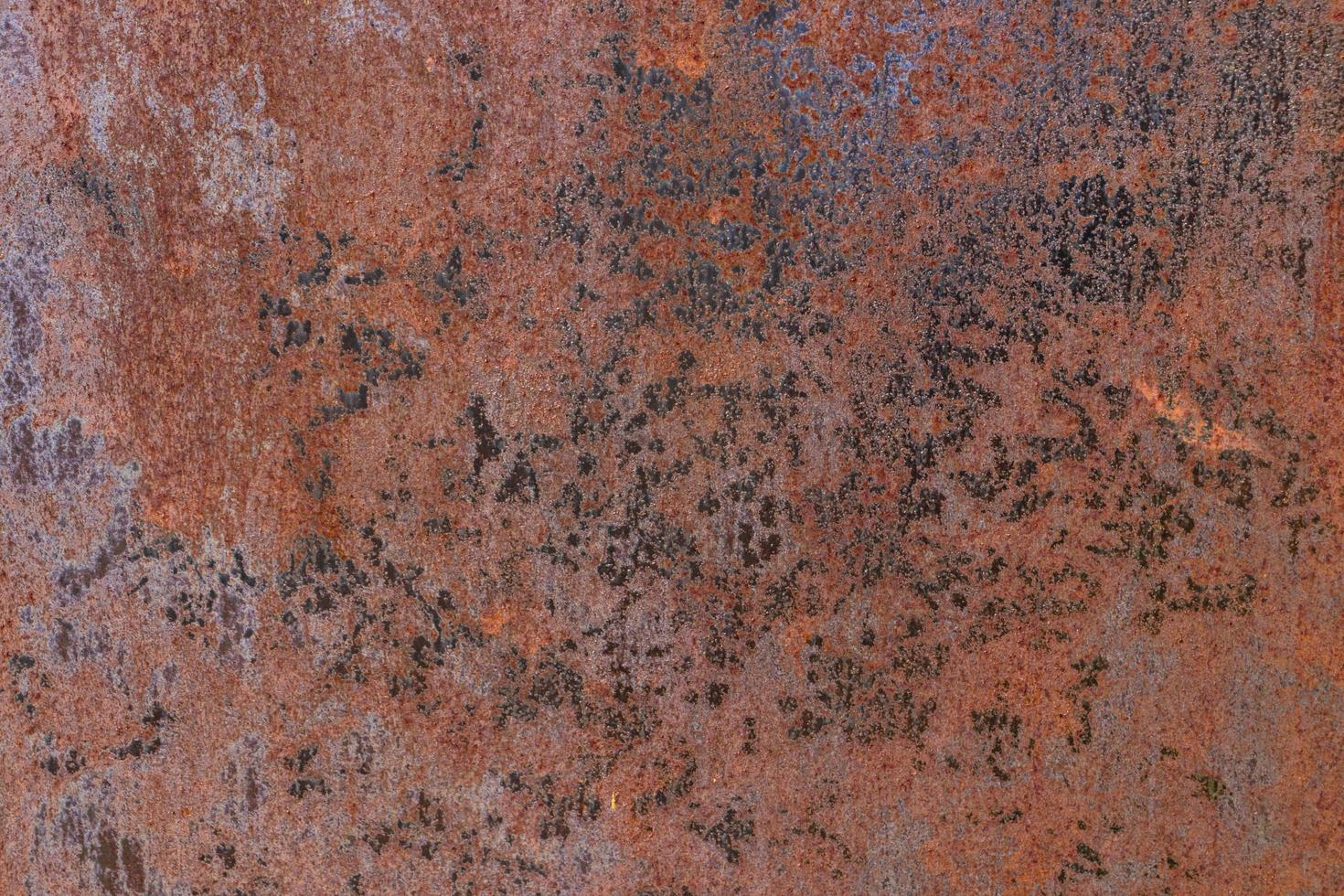 Rost auf Metallstahlwand Hintergrundtextur. foto