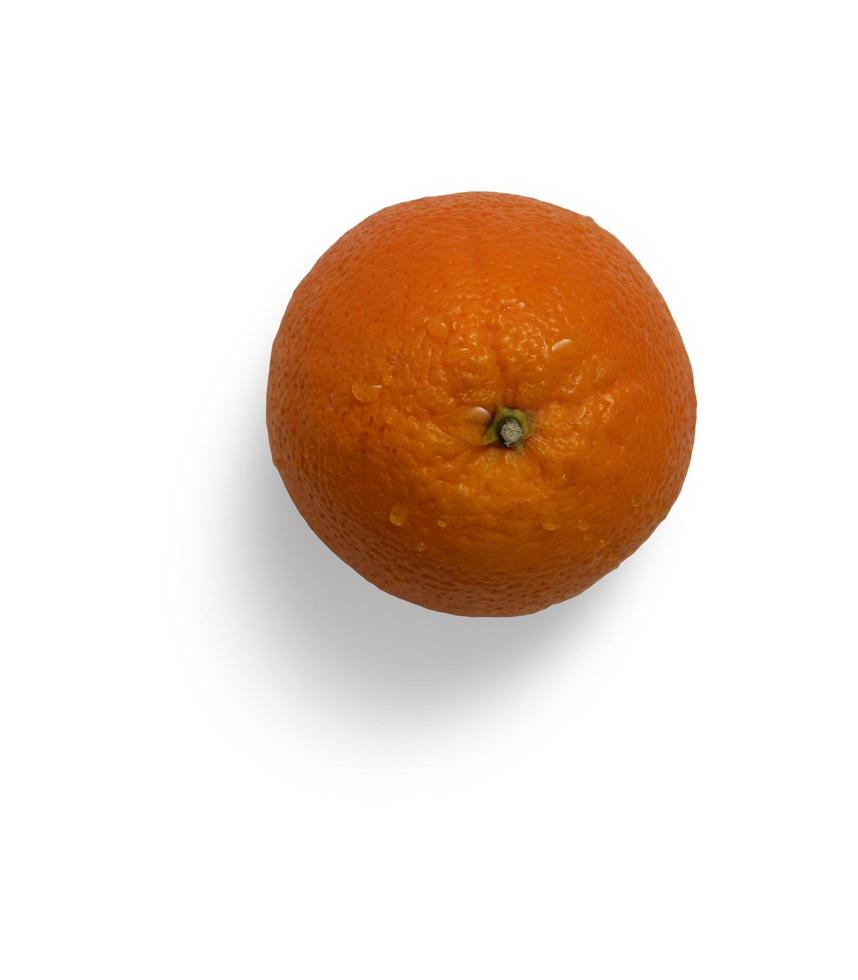 Orange isolierte Früchte mit Scheibe und Blättern isoliert und Sammlungsgemüse auf einem weißen foto