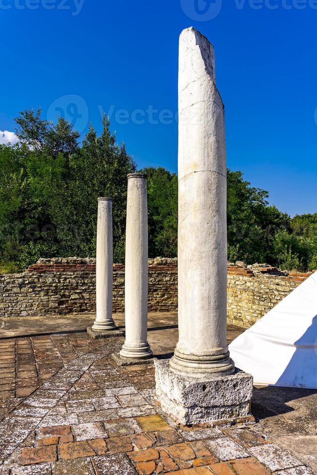 Felix Romuliana, Reste des Palastes des römischen Kaisers Galerius in der Nähe von Zajecar, Serbien foto