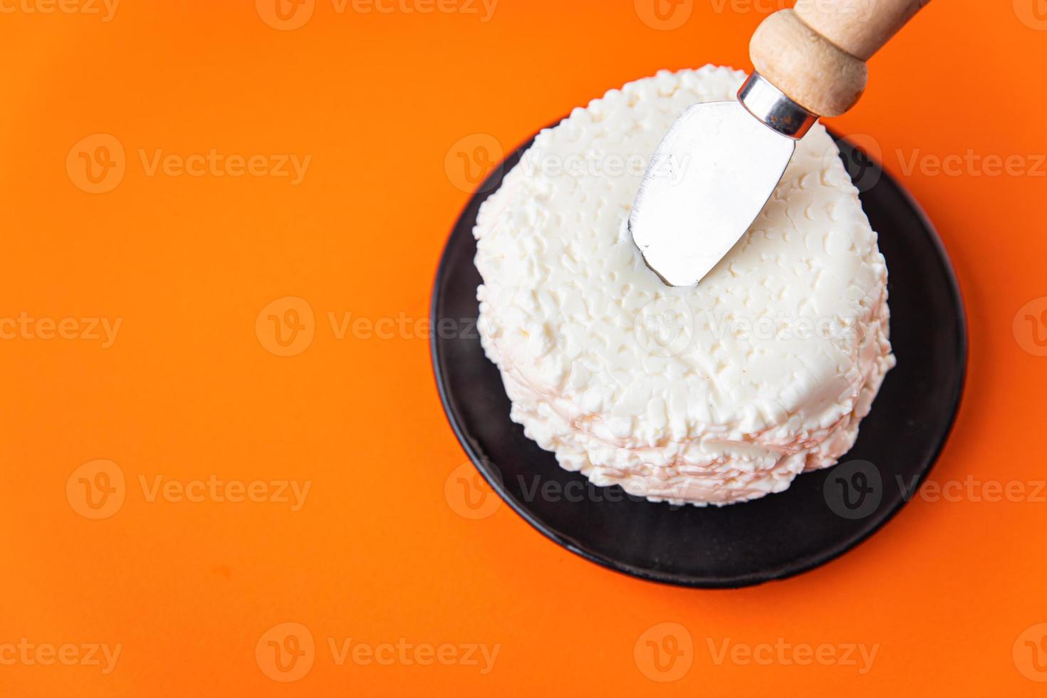 Ricotta Romana Weichkäse Kuh- oder Ziegenmilch gesunde Mahlzeit foto