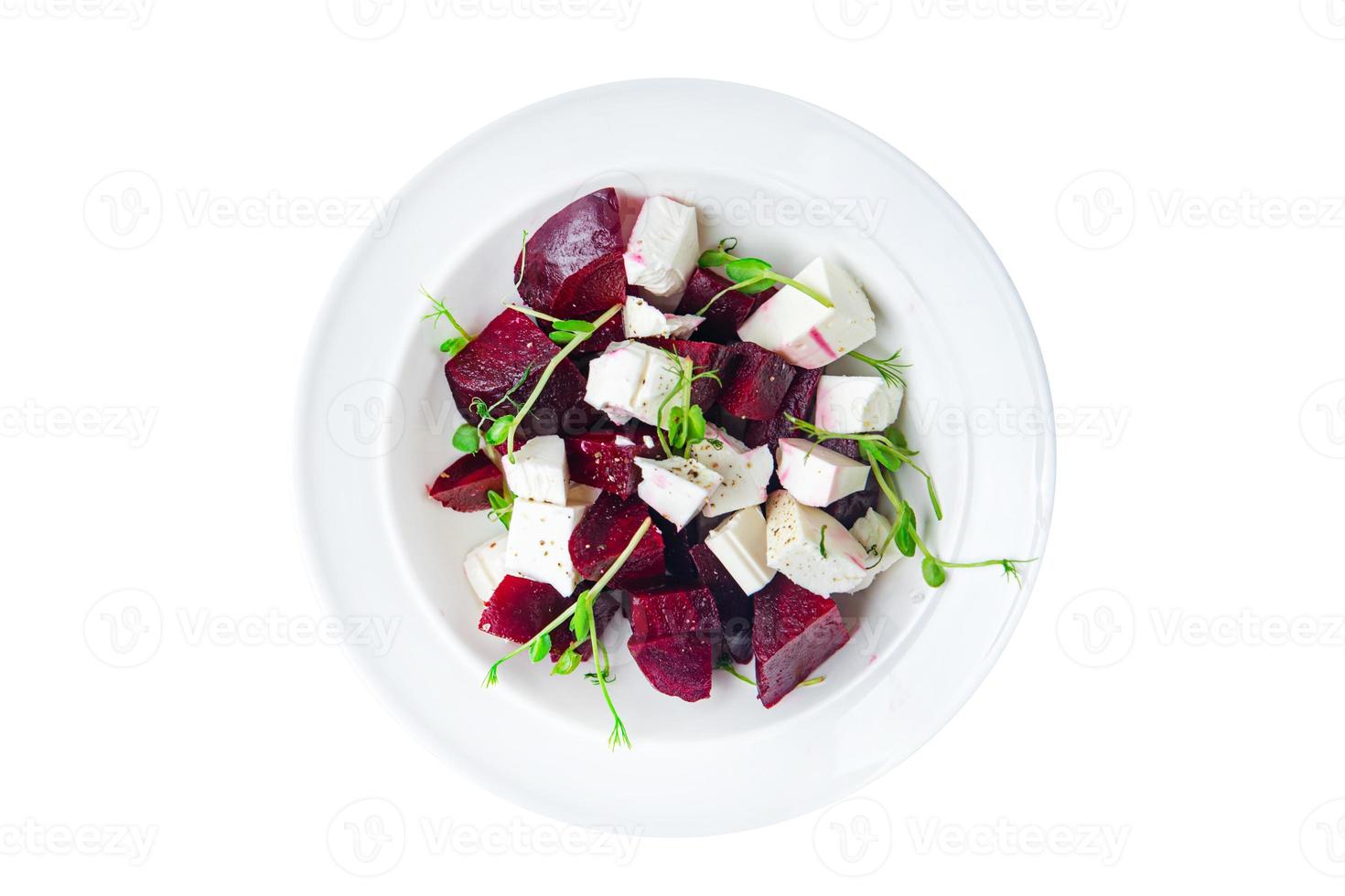 Rübensalat Rote-Bete-Gemüse gesunde Mahlzeit Essen Hintergrund foto