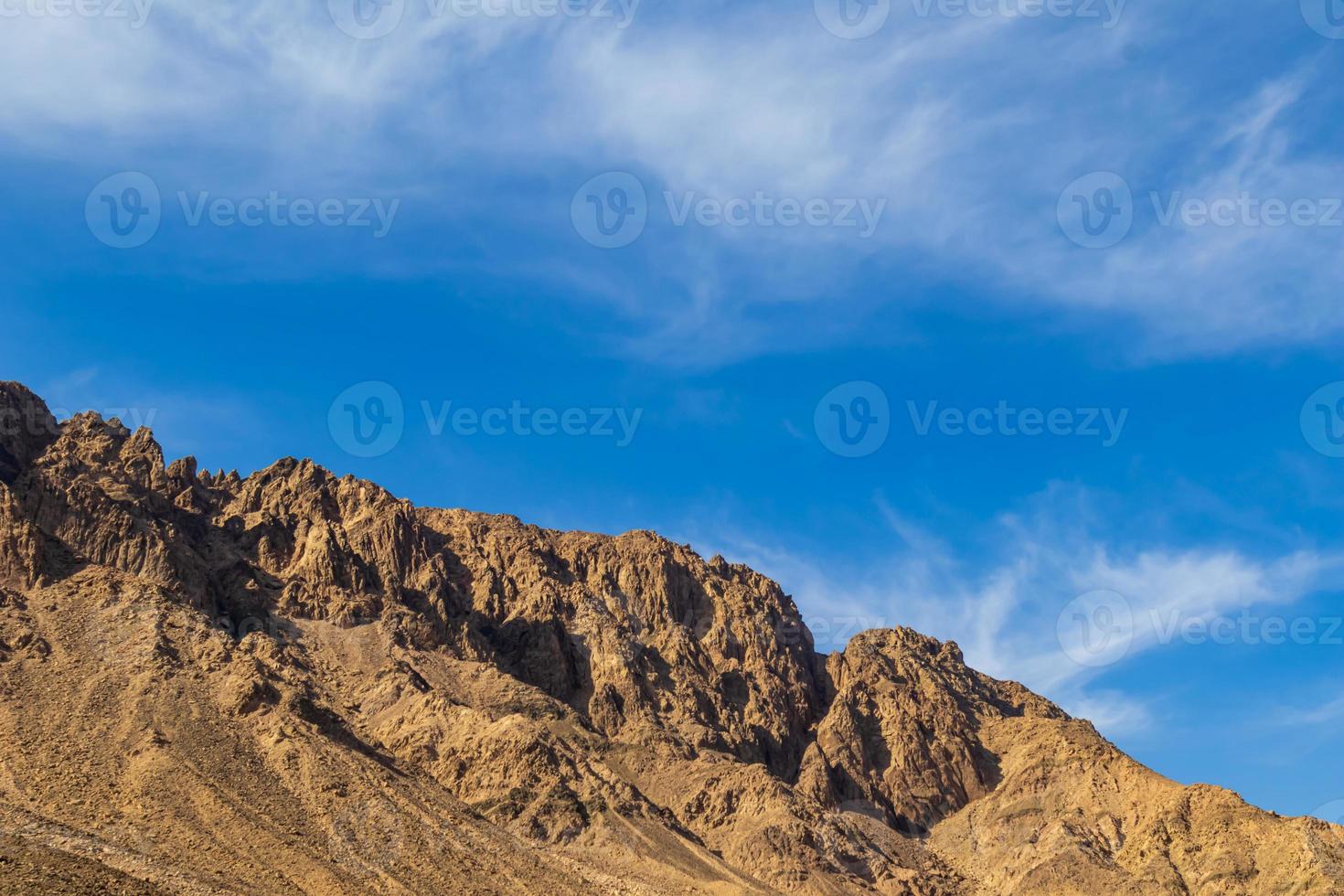 Berglandschaft im Sinai-Ägypten foto