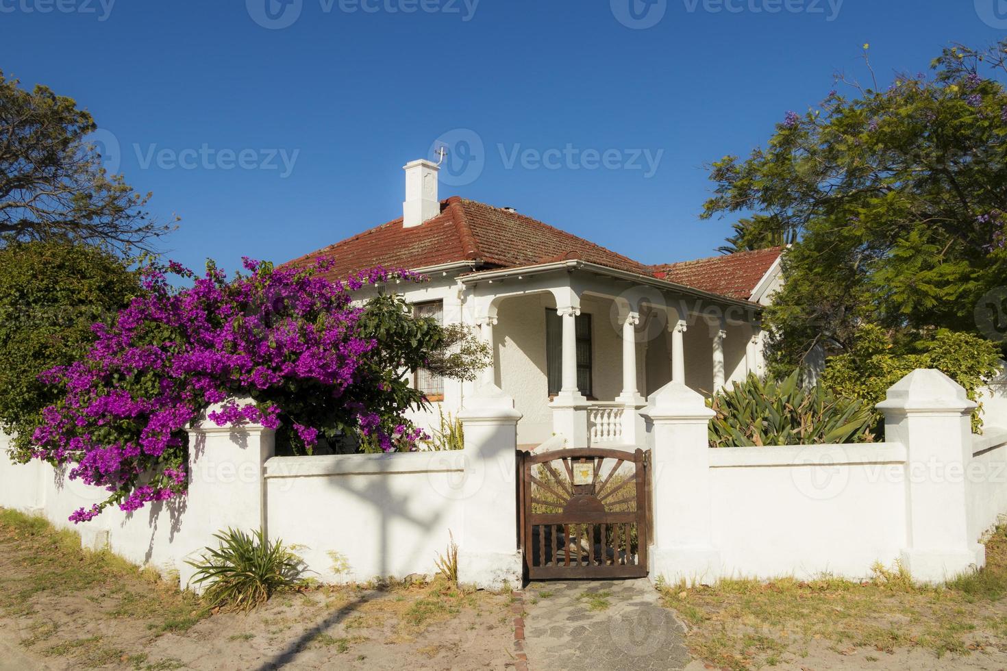 Cottage im idyllischen Claremont in Kapstadt, Südafrika. foto