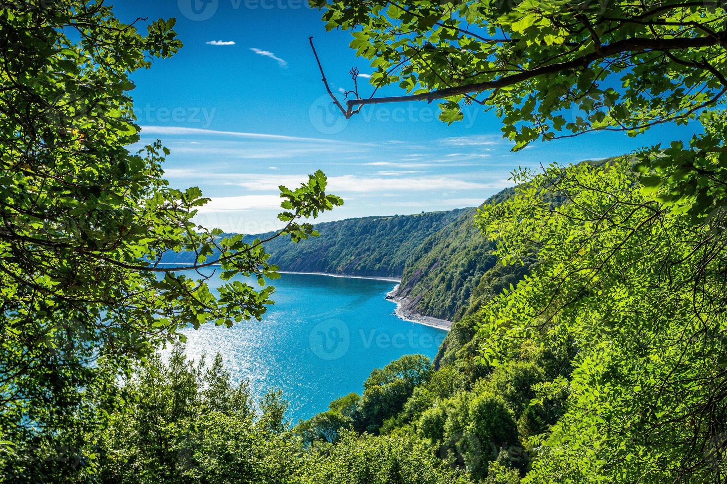 norddevon clovelly küstenlinie foto