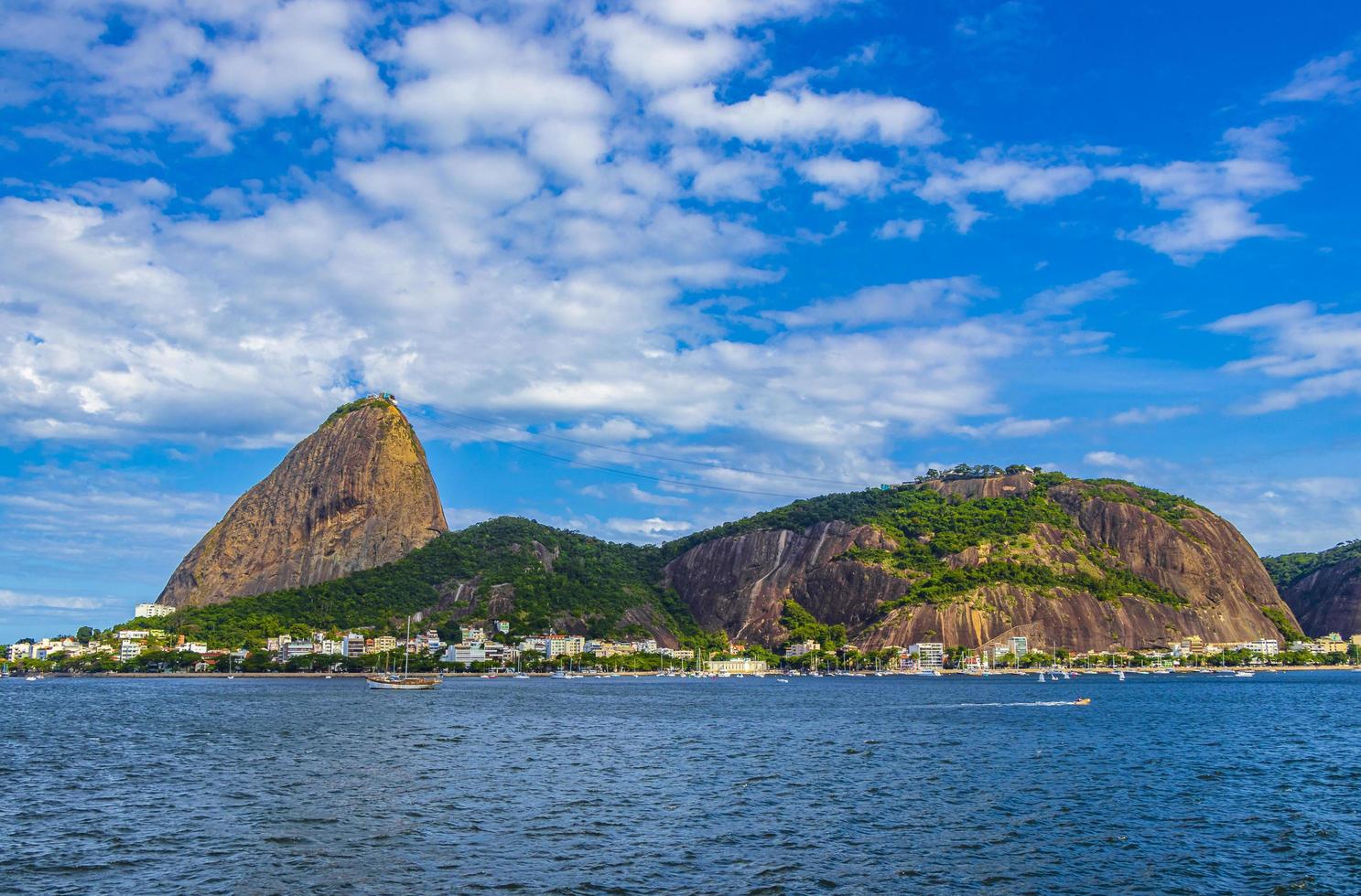 zuckerhut berg pao de acucar panorama rio de janeiro brasilien. foto