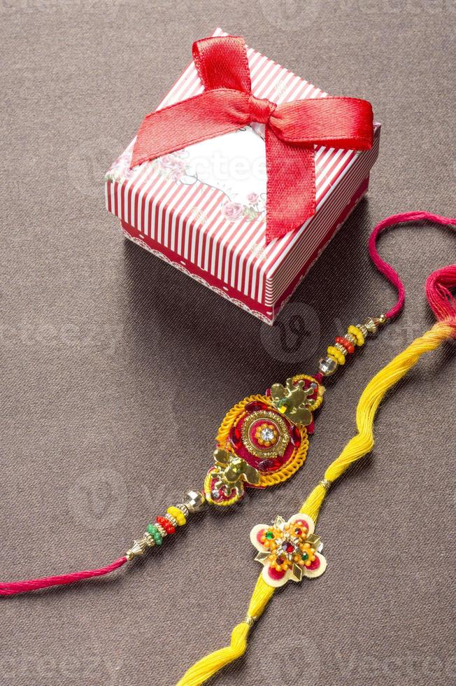 indisches Festival Raksha Bandhan, Rakhi. foto