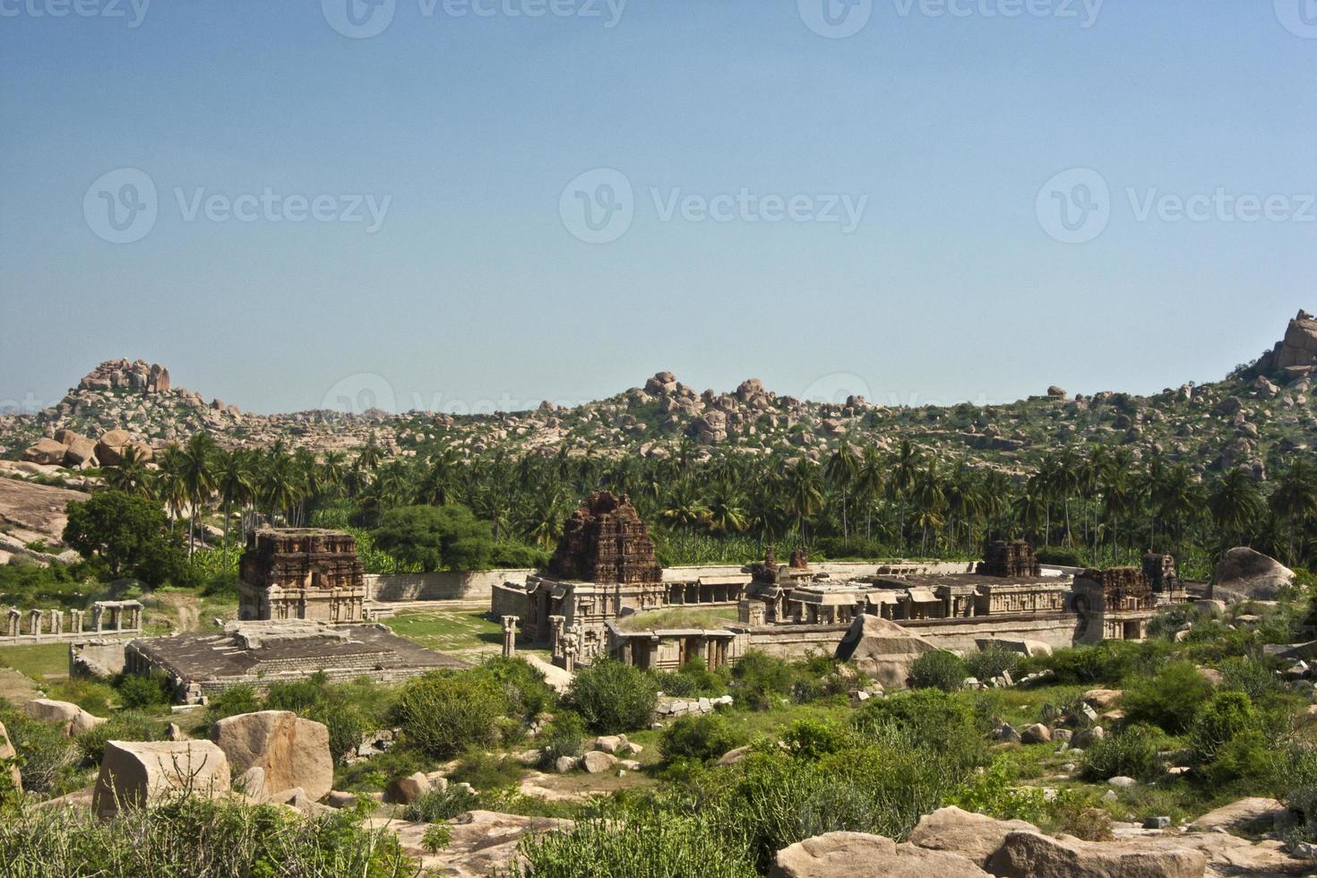 Achyuta Raya Vijayanagara Tempel in Hampi, Indien. foto