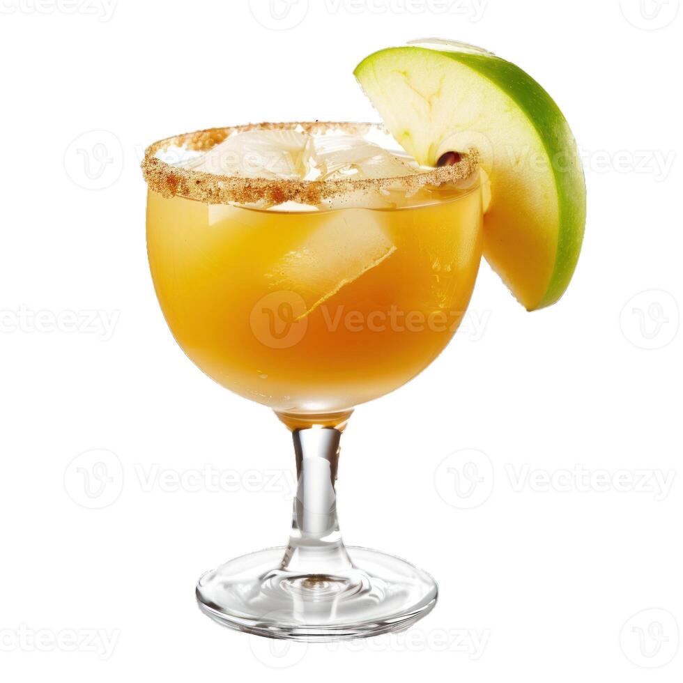 erfrischend Apfel Zimt Margarita Cocktail foto