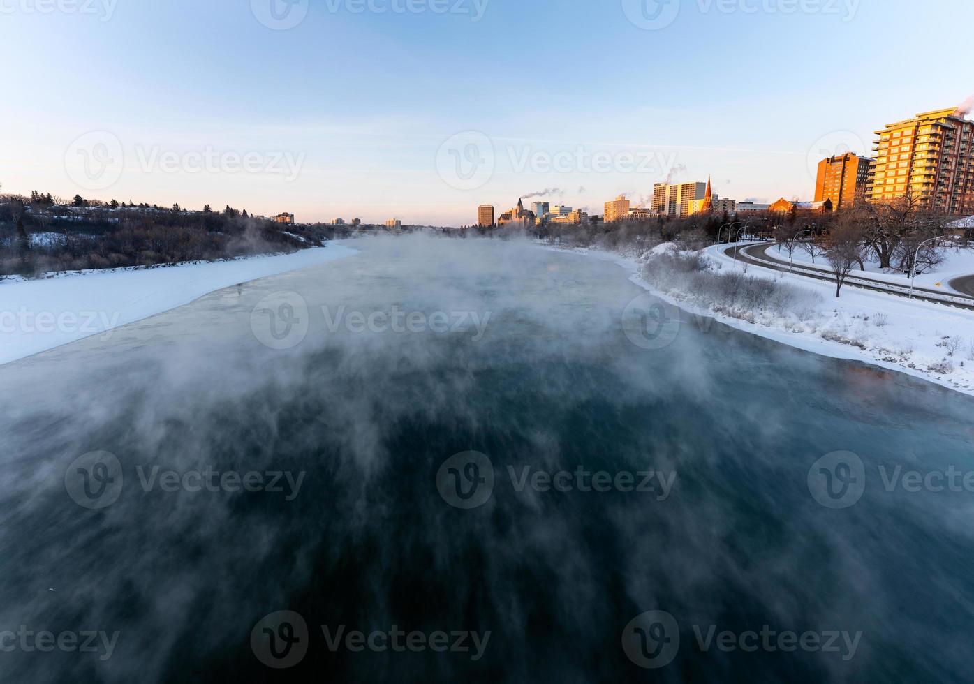 Winterszene Saskatoon foto