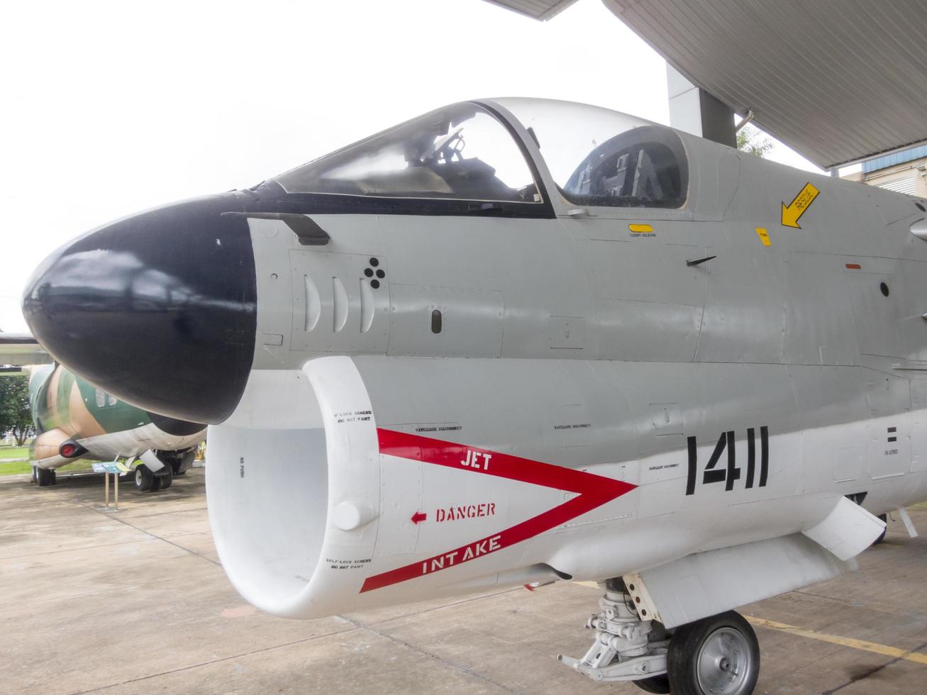 Royal Thai Air Force Museum Bangkok18. August 2018 Das Äußere des Flugzeugs hat viele große Flugzeuge. genauer zu lernen. am 18. august 2018 in thailand. foto