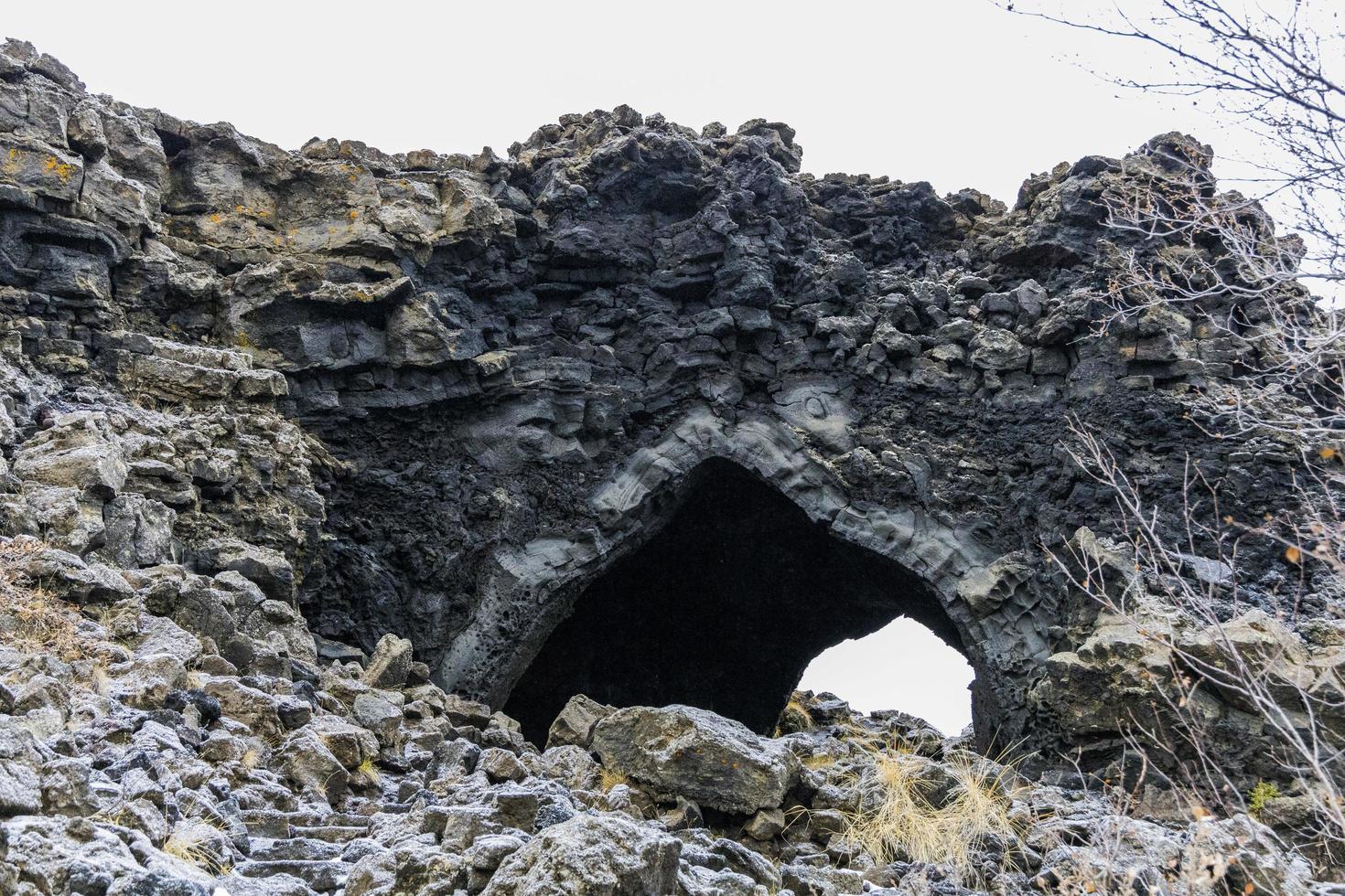 Dimmuborgir-Lavaformationen in Island foto