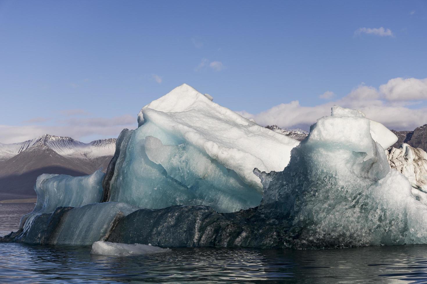 Gletscherlagune Jökulsarlon, Island foto