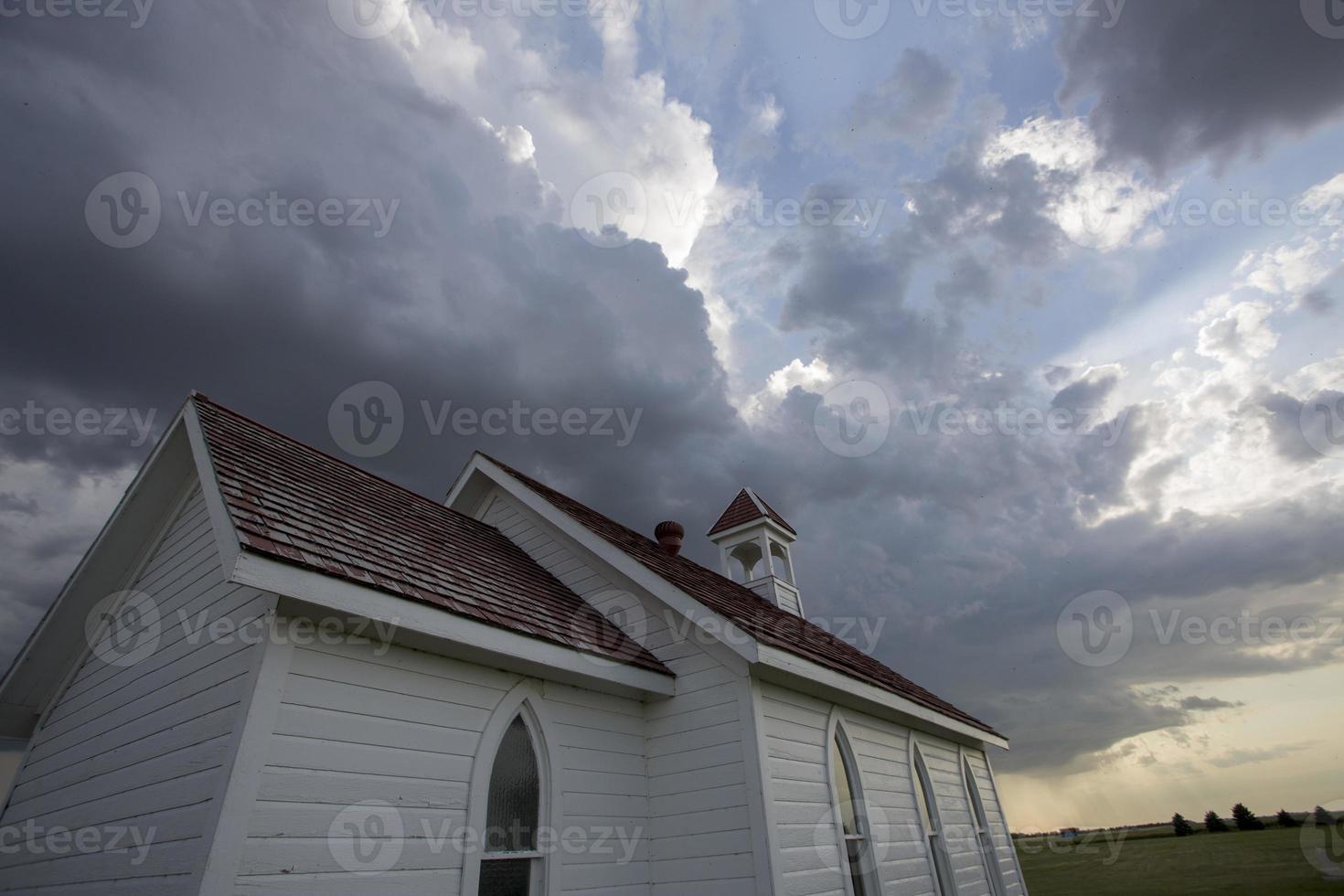 Präriegewitterwolken Kanada foto