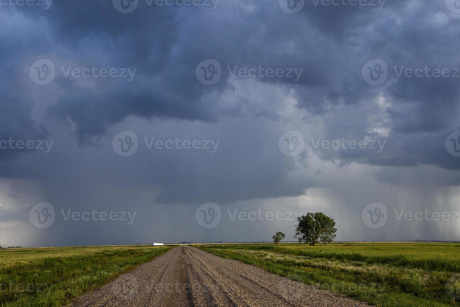 Präriegewitterwolken Kanada foto