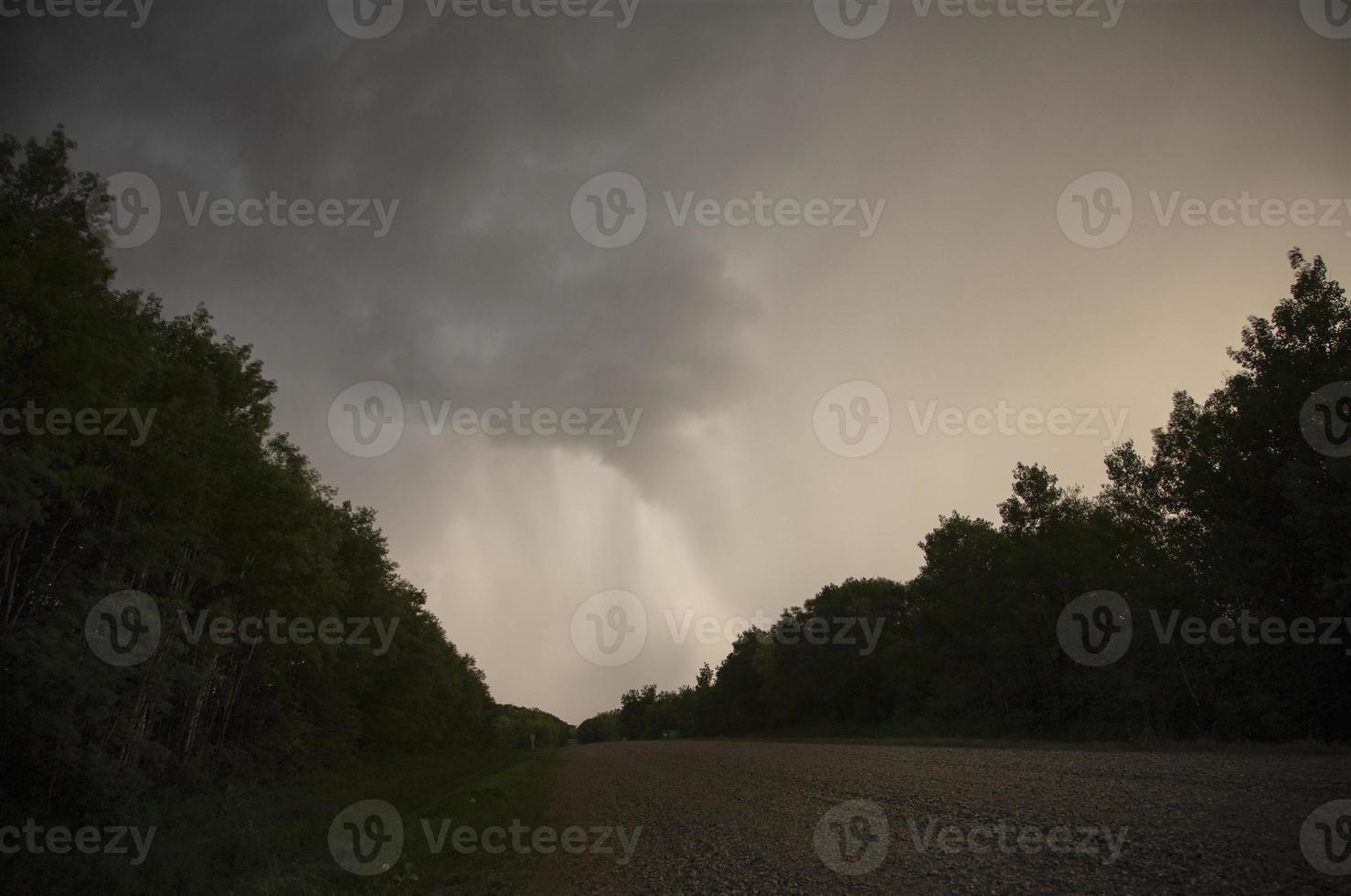 Präriegewitterwolken Kanada foto