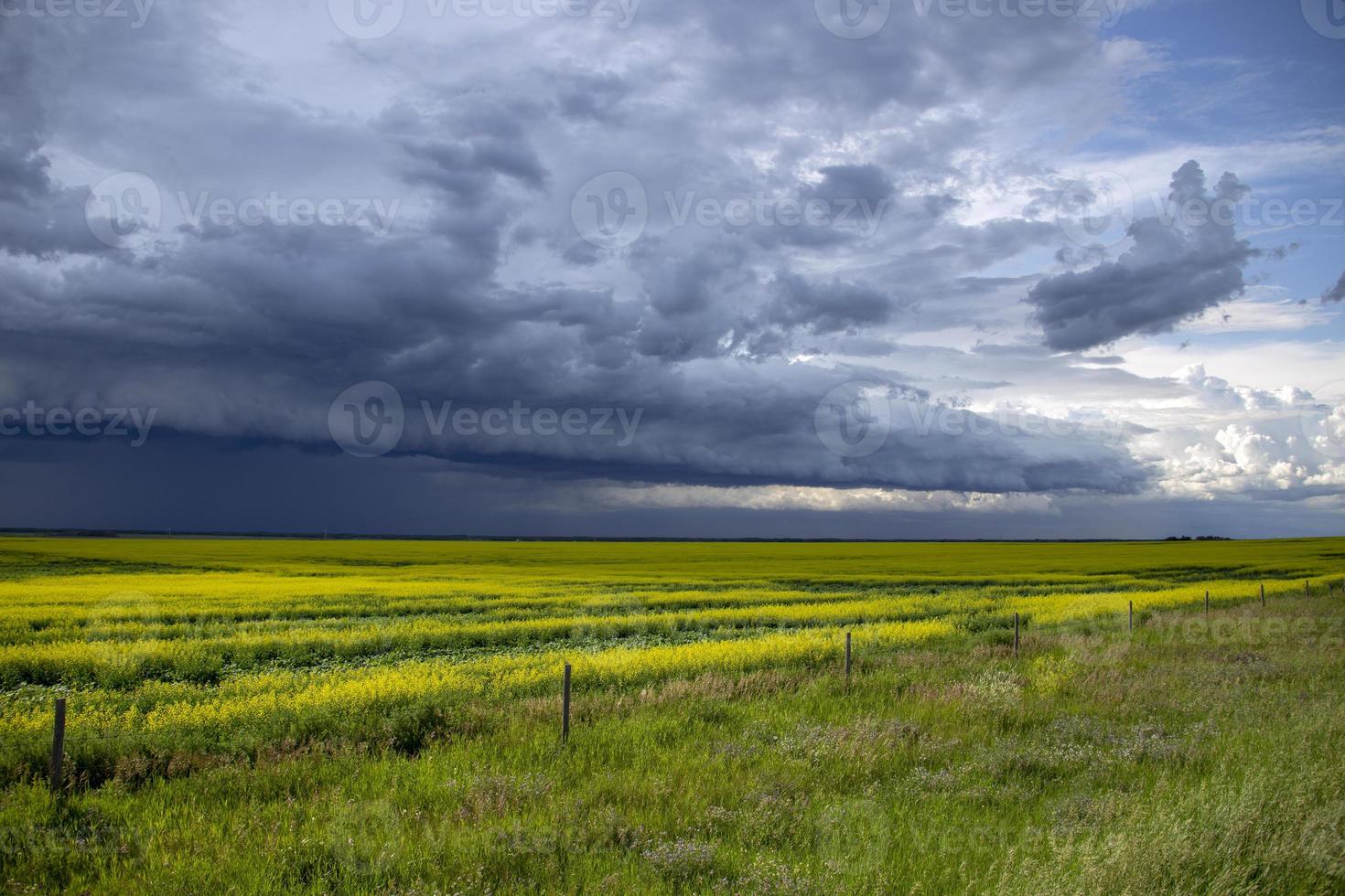 Präriegewitterwolken Kanada foto