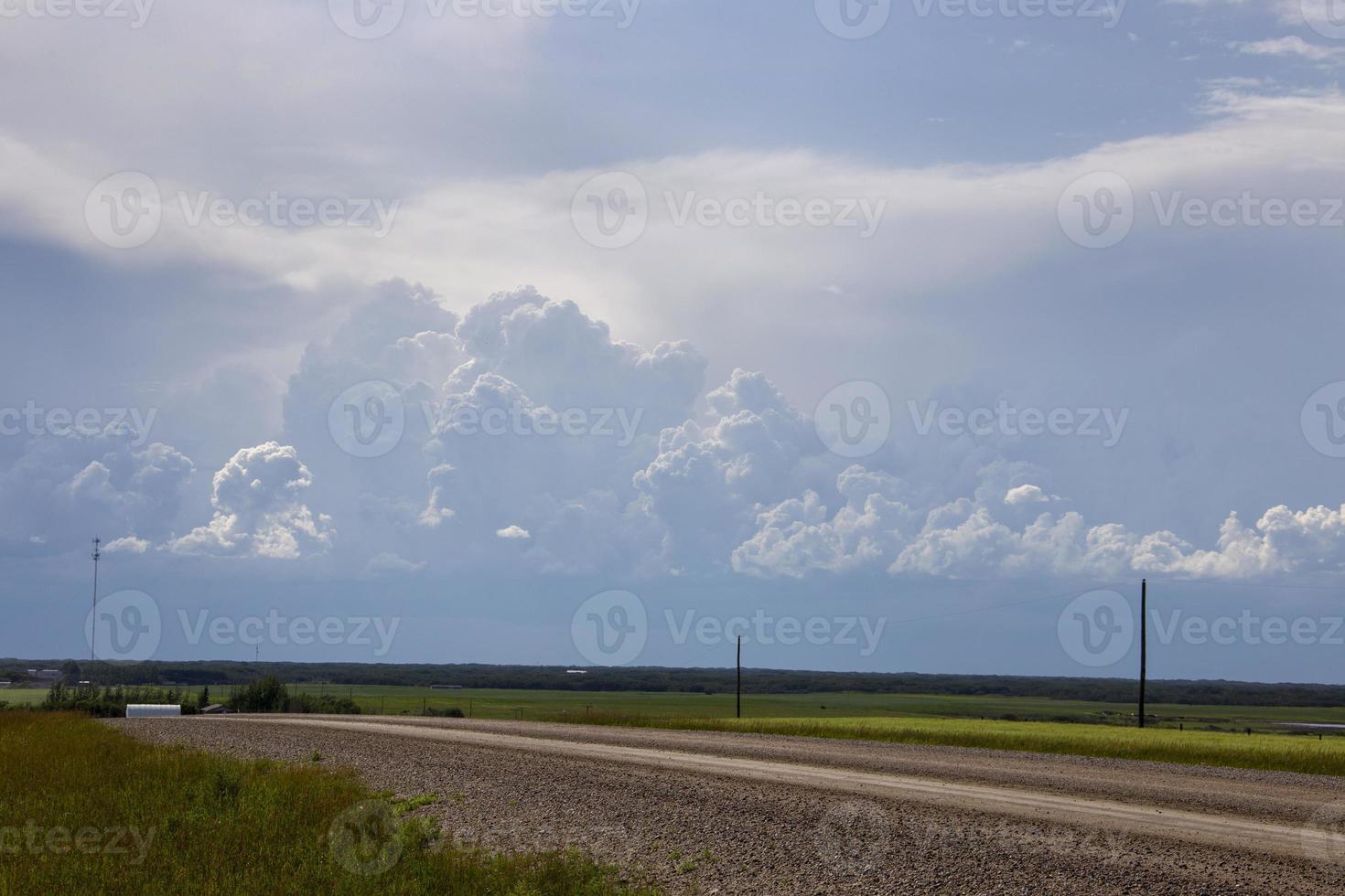 Präriegewitterwolken Kanada foto