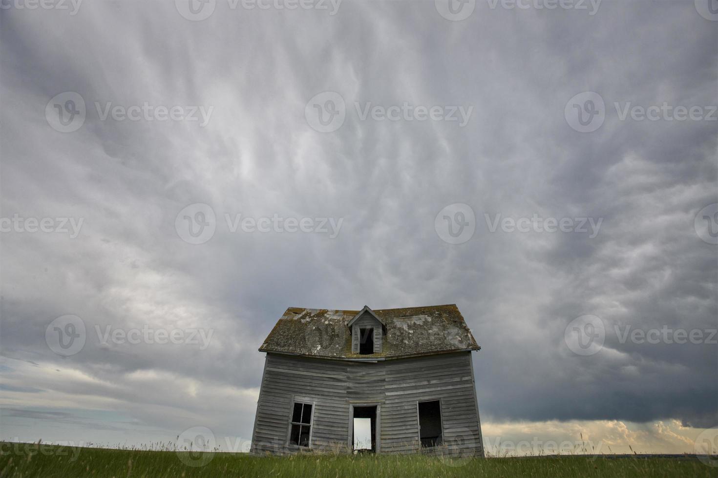 Präriegewitterwolken Kanada foto