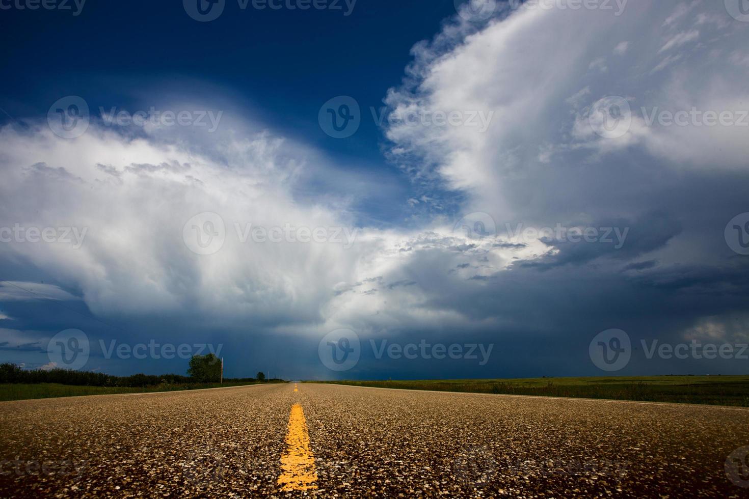 Präriegewitterwolken Kanada foto