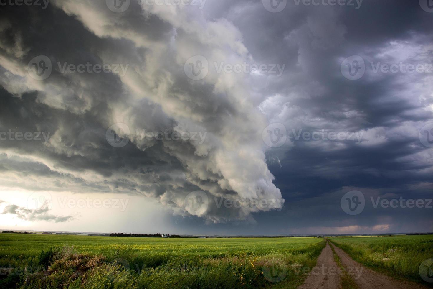 Präriegewitterwolken Kanada foto